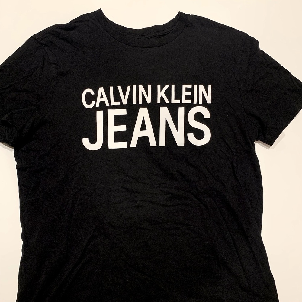 Calvin Klein Jeans Black Short Sleeve T-Shirt (Size M)